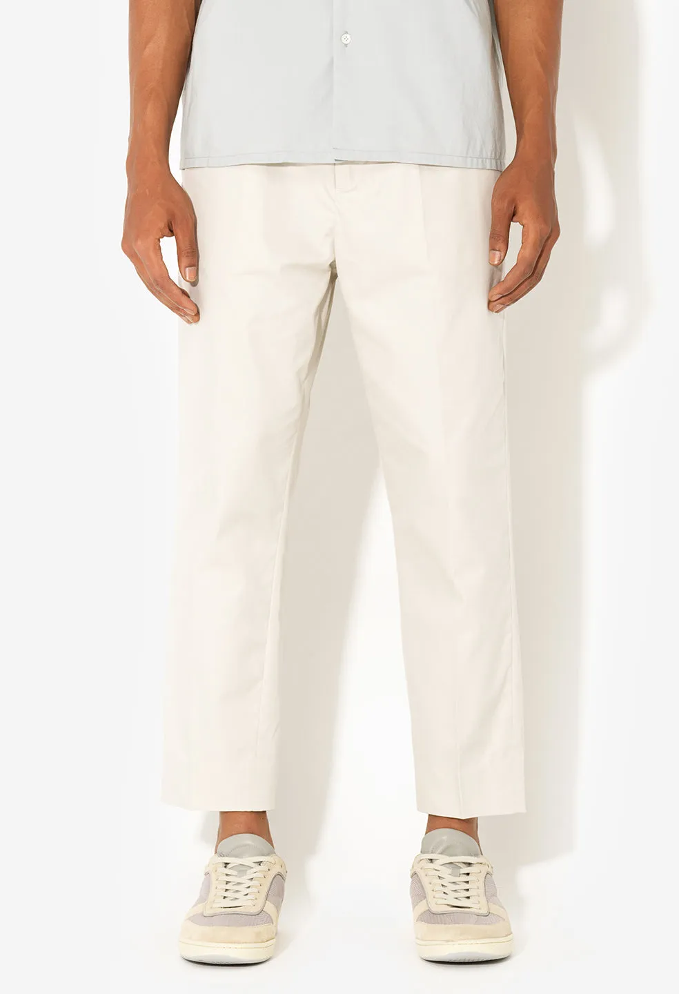 Cropped Tech Trouser / Salt