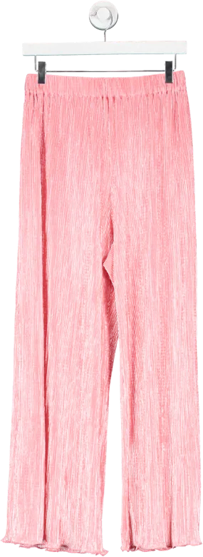 Dannijo Pink /coral Pleated Culotte Pant UK L