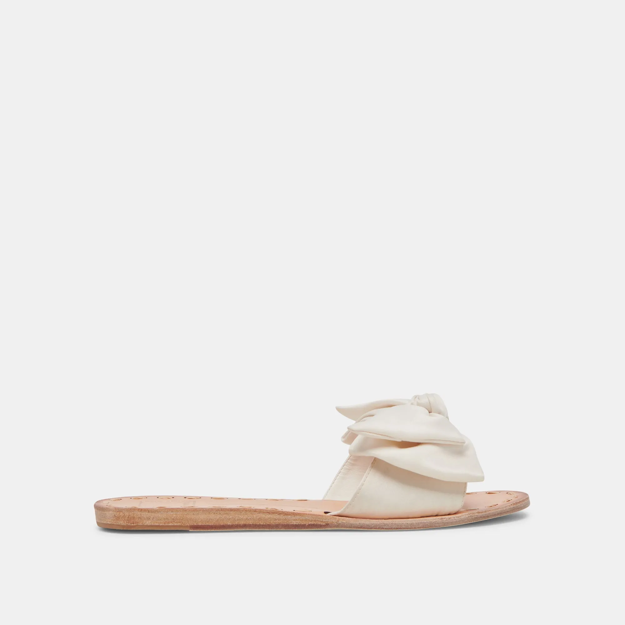 DARSEY SANDALS WHITE SATIN