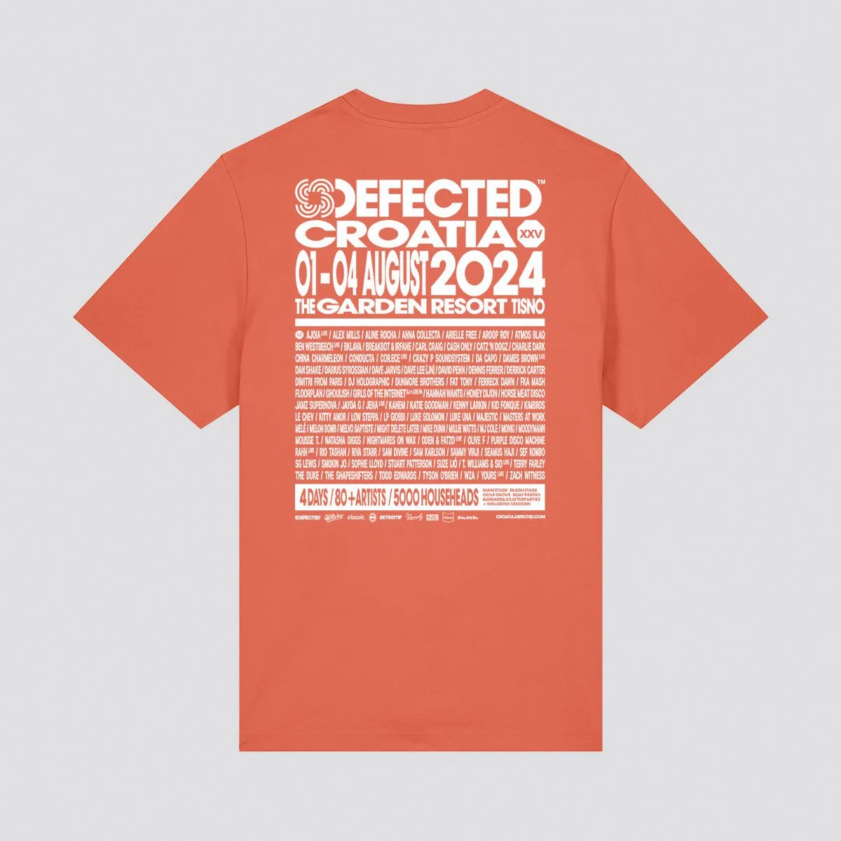 Defected Croatia 2024 Line-Up T-Shirt