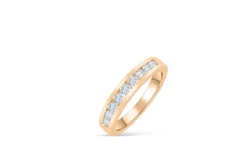 Diamond Anniversary Band 0.57 ct tw Round-cut 14K Rose Gold BAN018