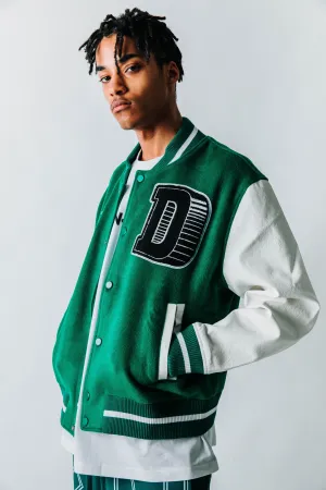 DONCARE (AFGK) "Casino Varsity Jacket" - GREEN