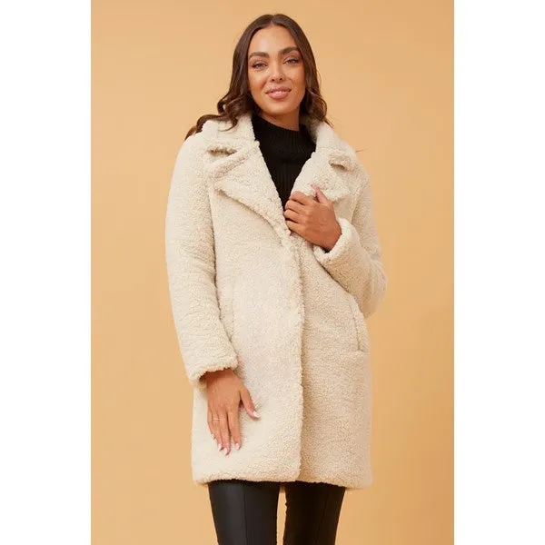 DONELLA TEDDY FAUX FUR COAT