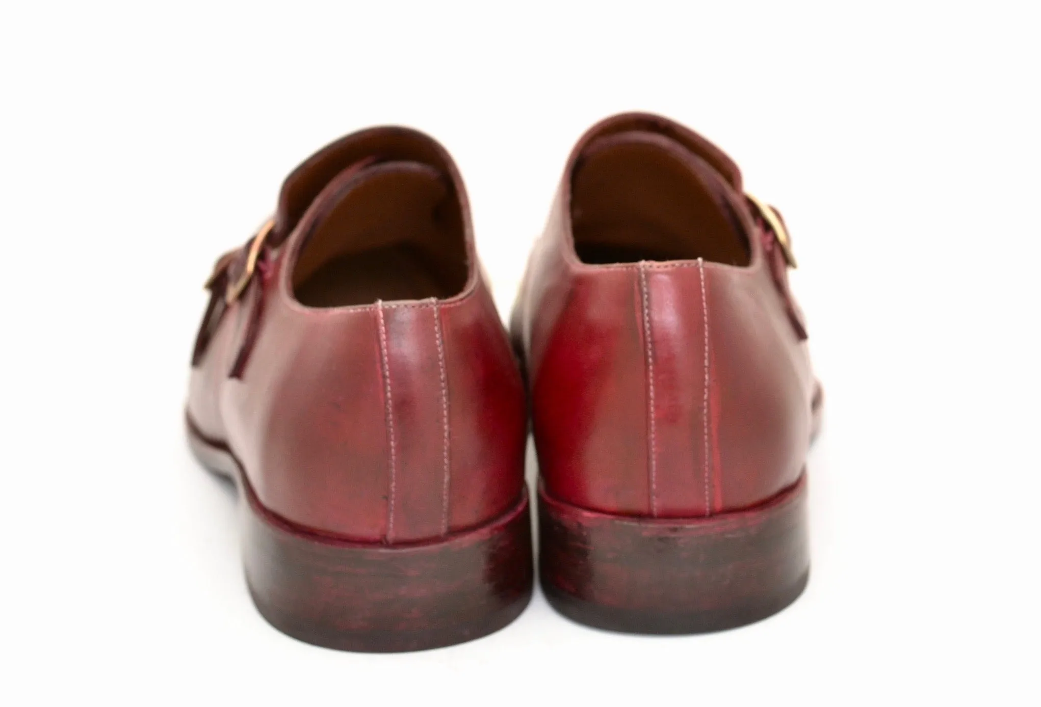 Double Monk  |  pomegranate | box calf