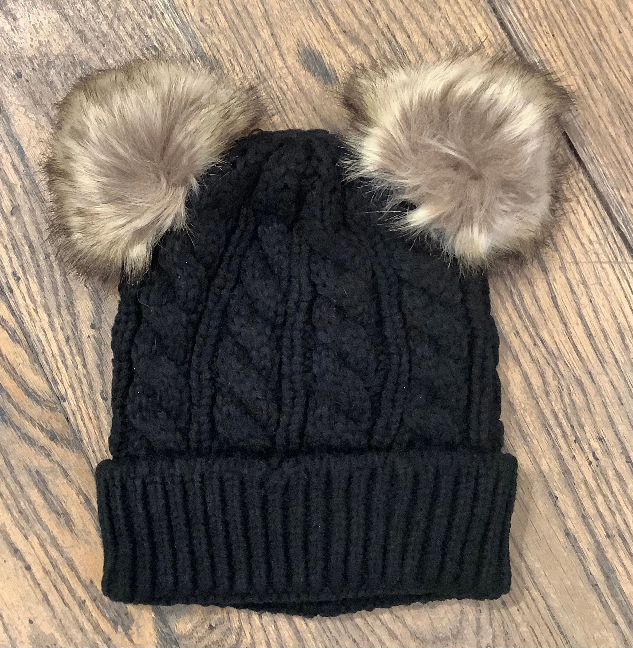 Double Pom Hats