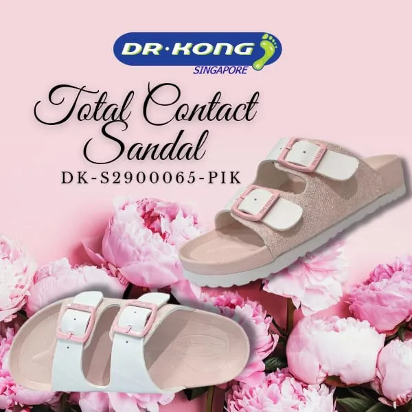 DR.KONG KIDS TOTAL CONTACT SANDALS DK-S2900065-PIK(RP : $99)