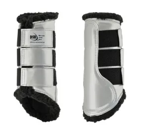 DSB GLOSSY BOOTS SILVER/BLACK