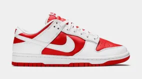 Dunk Low Championship Red Grade School Lifestyle Shoes (White/Red)