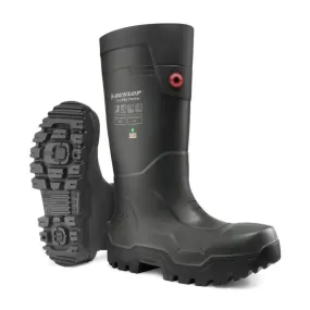 Dunlop FieldPro Unisex Thermo  Composite Toe Rubber Work Boot DLPLHD0 - Black