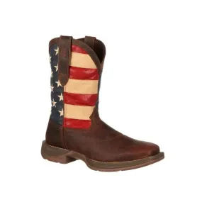 DURANGO REBEL PATRIOTIC PULL-ON WESTERN FLAG BOOT DB5554