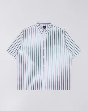 EDWIN TOLEDO shirt SS - WHITE / PINK / GREEN