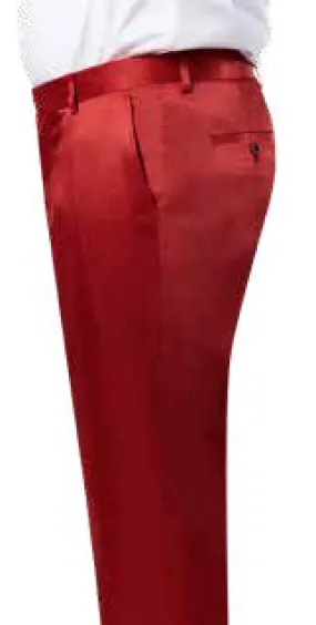 EJ Samuel Red Satin Pants PS01