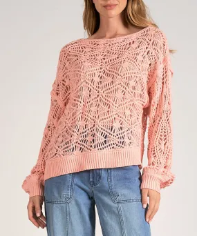 Elan Knit Off Shoulder Sweater