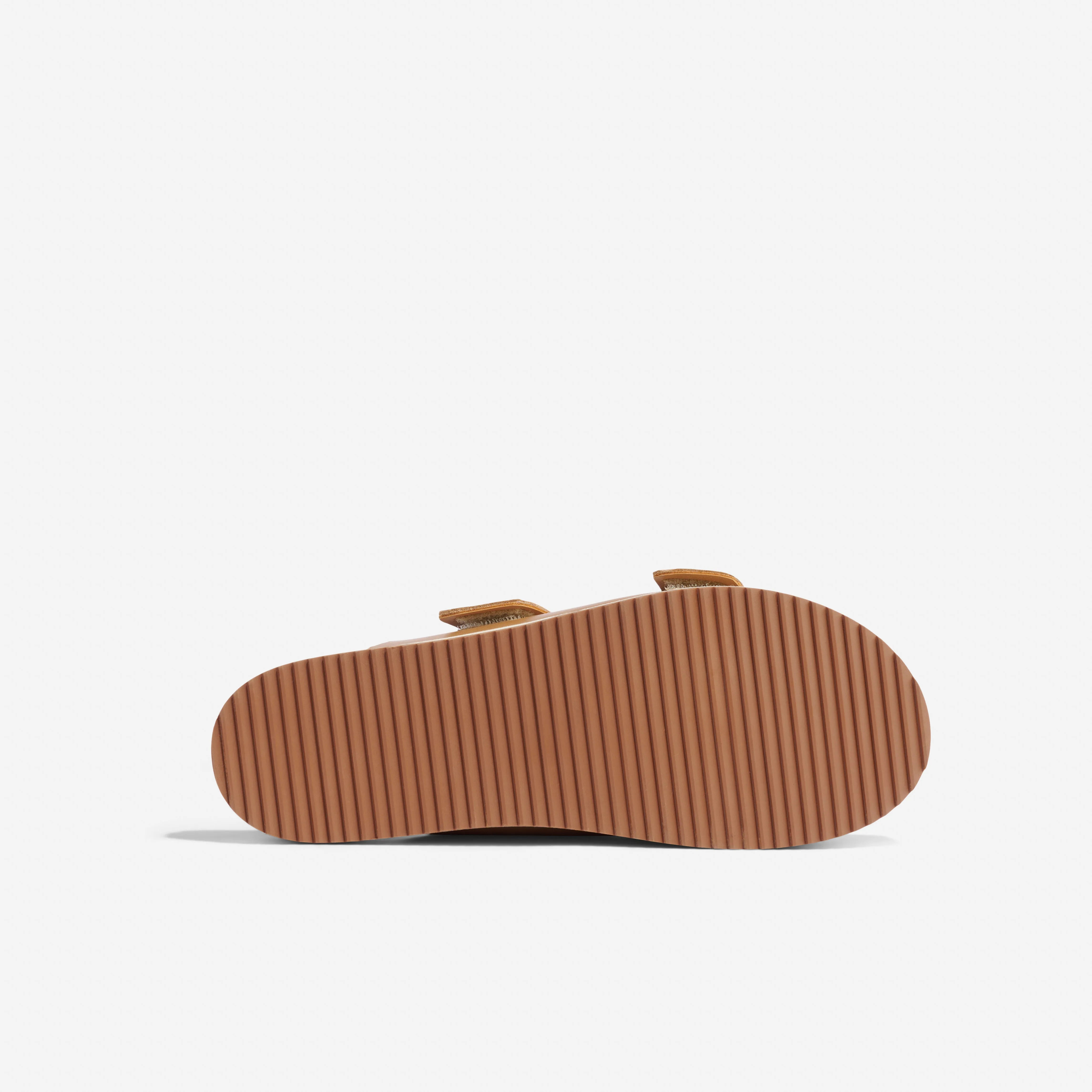 Ella Flatform Slide Almond