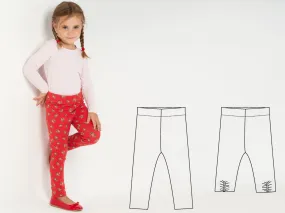 ENNA Baby girl leggings sewing pattern ebook pdf