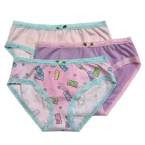 Esme 3pc Panty Set - Candy Bear