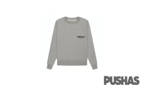 ESSENTIALS Pull-Over Crewneck 'Dark Oatmeal' SS21