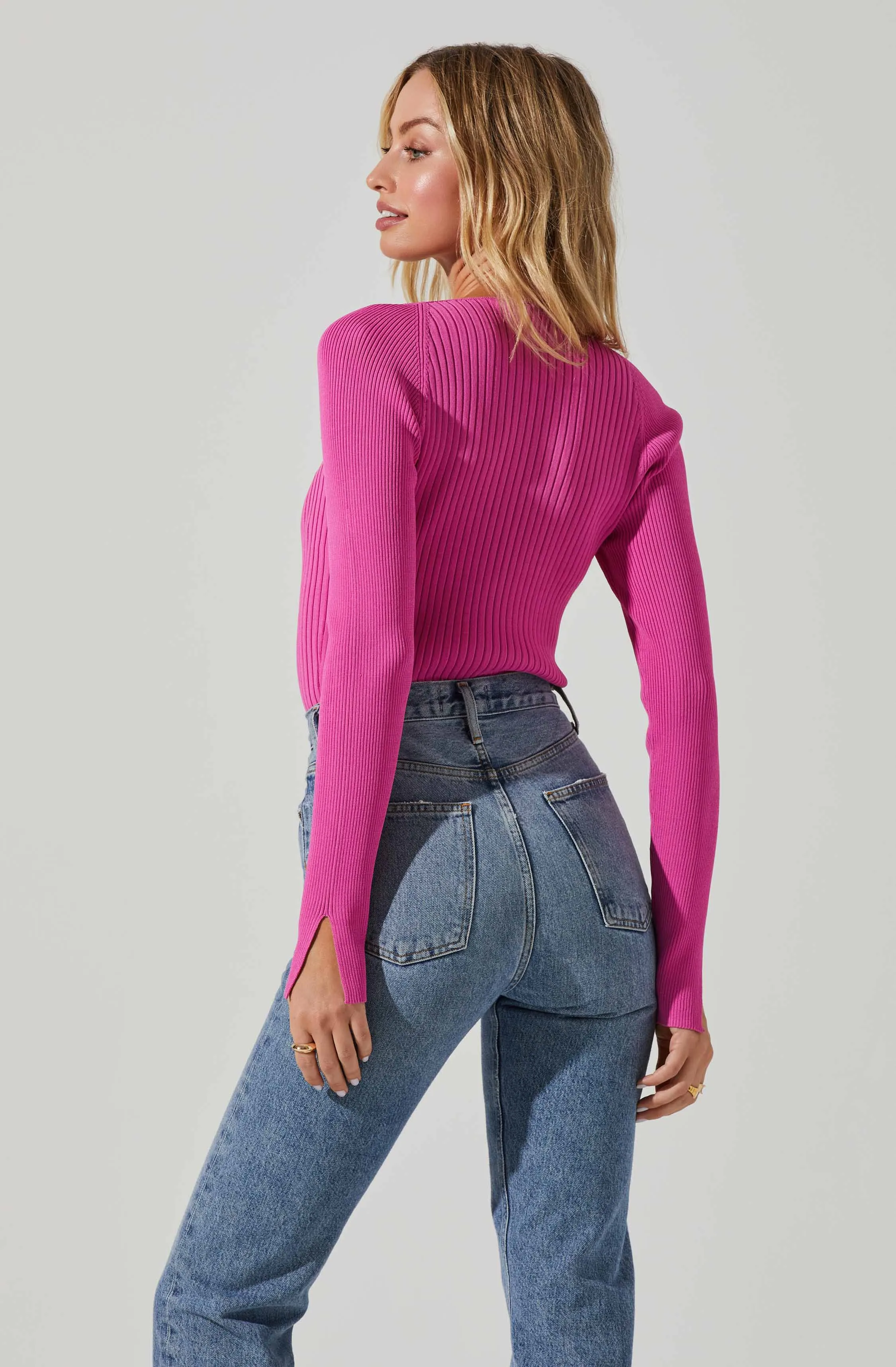 Estefania Shoulder Cutout Sweater