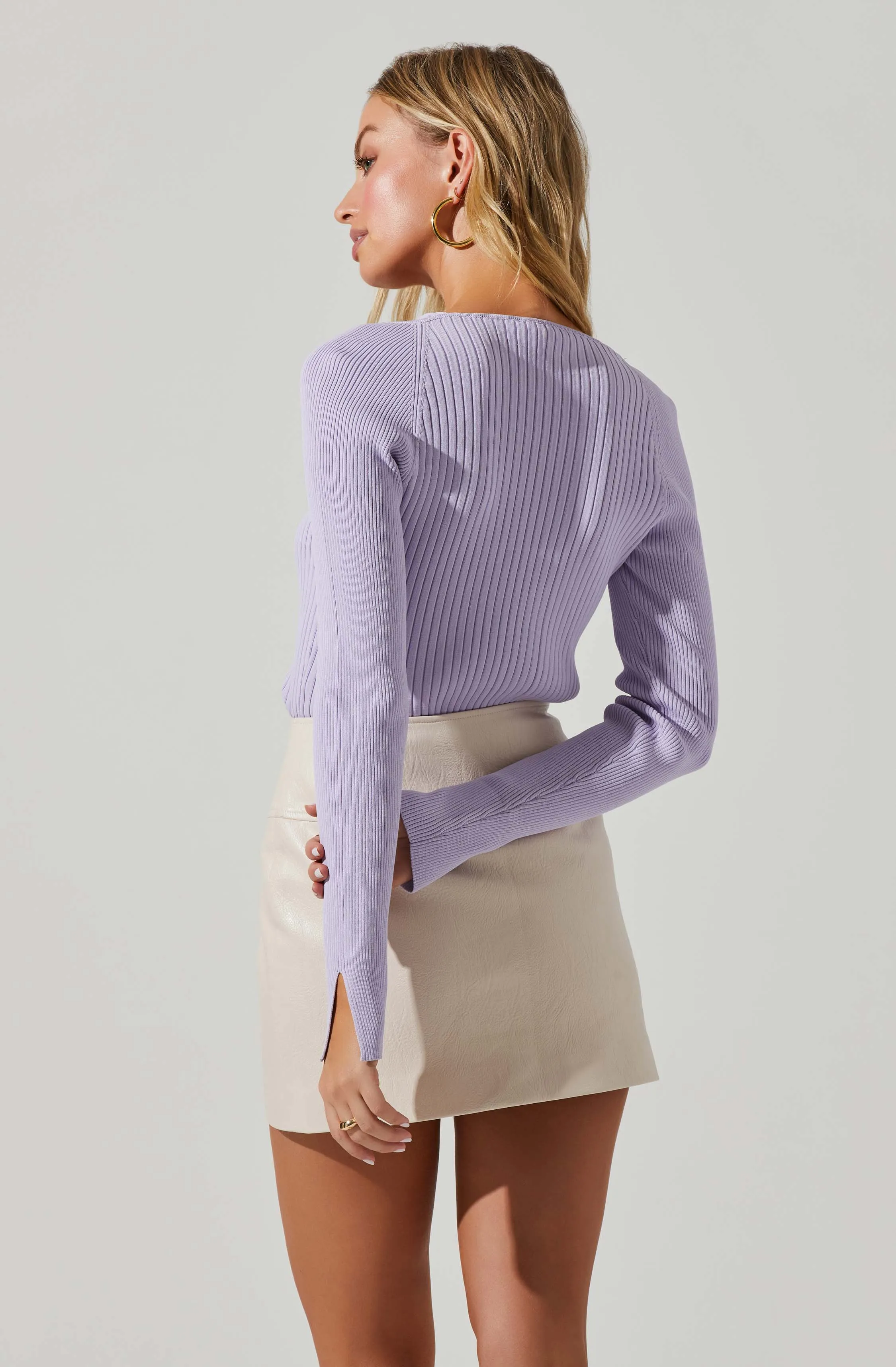 Estefania Shoulder Cutout Sweater