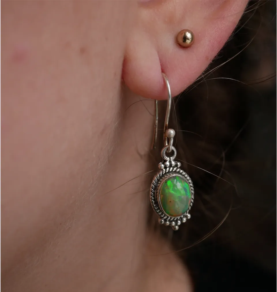 Ethiopian Opal Kaisa Earrings