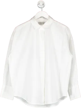 EVERLANE White The Oversized Poplin Shirt  Uk 8-10 UK 10