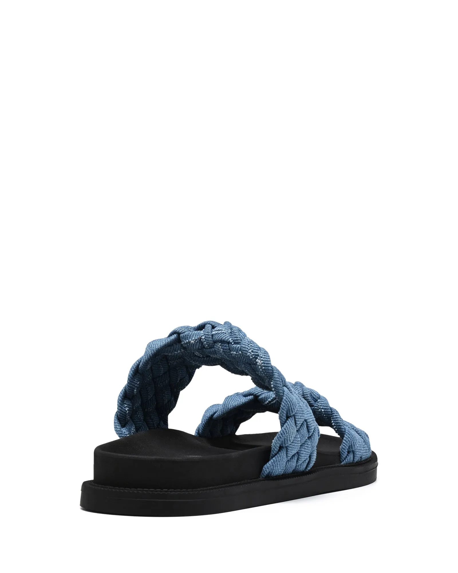 Evil Flat Sandal Blue Denim