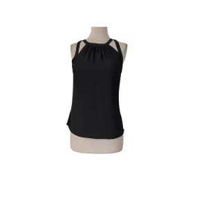 Express Black Cut-out Shoulder Sleeveless Top | Gently Used |