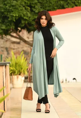 Exude Supreme Longline Shrug (Cyan Blue)