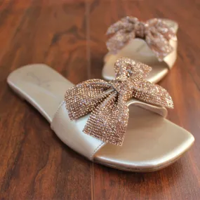 Fancy Golden slippers for Women