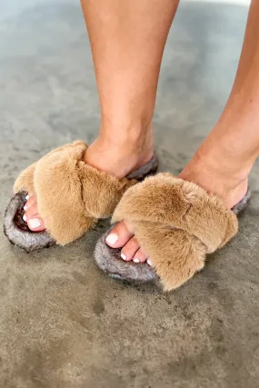 Feeling Cozy Brown Slippers