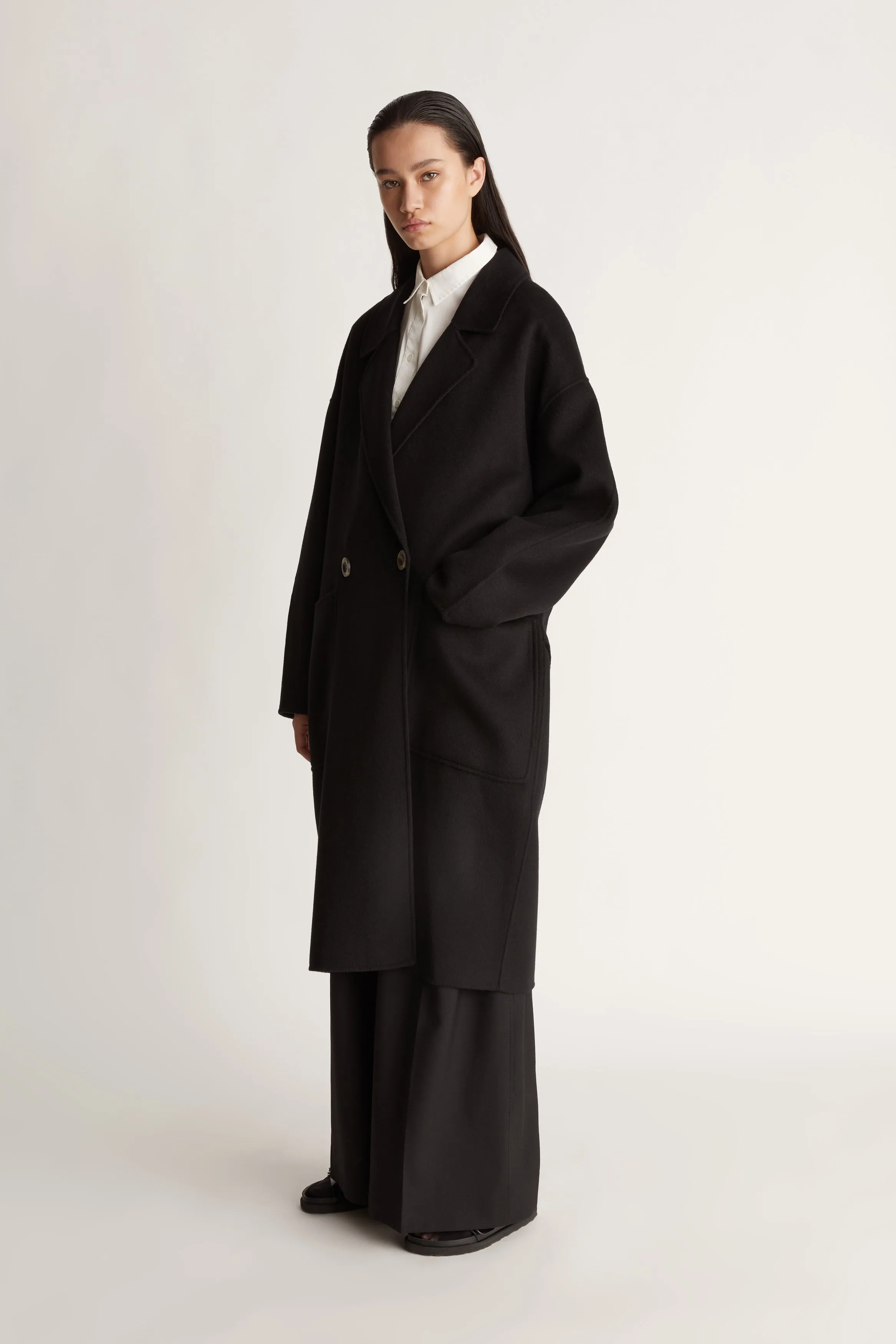 Florentine Cashmere Cocoon Coat