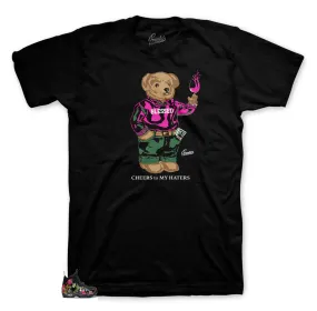 Foamposite Floral Shirt - Cheers Bear - Black