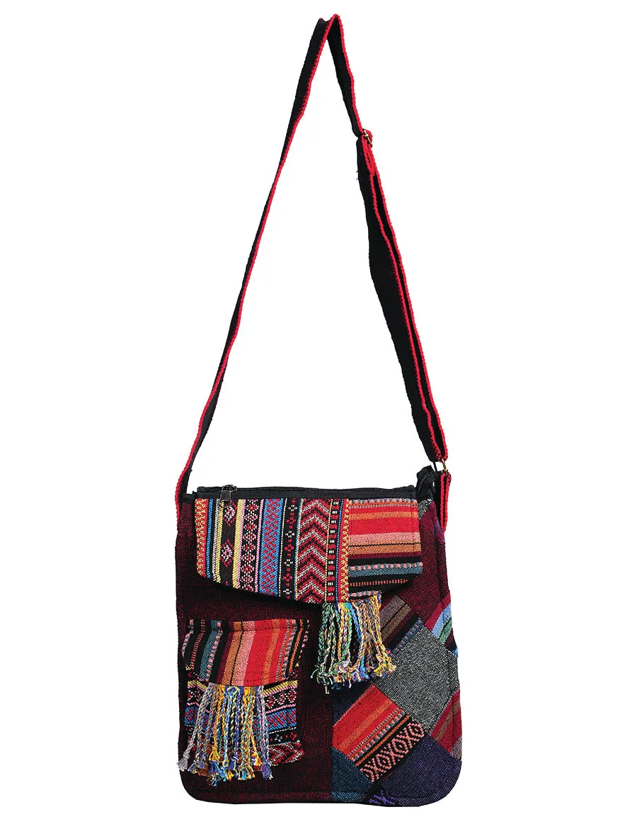 Fringed Tribal Messenger Bag