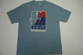 George Bush Miss Me Yet Y2k Hope Change Obama Mockery Political T-Shirt