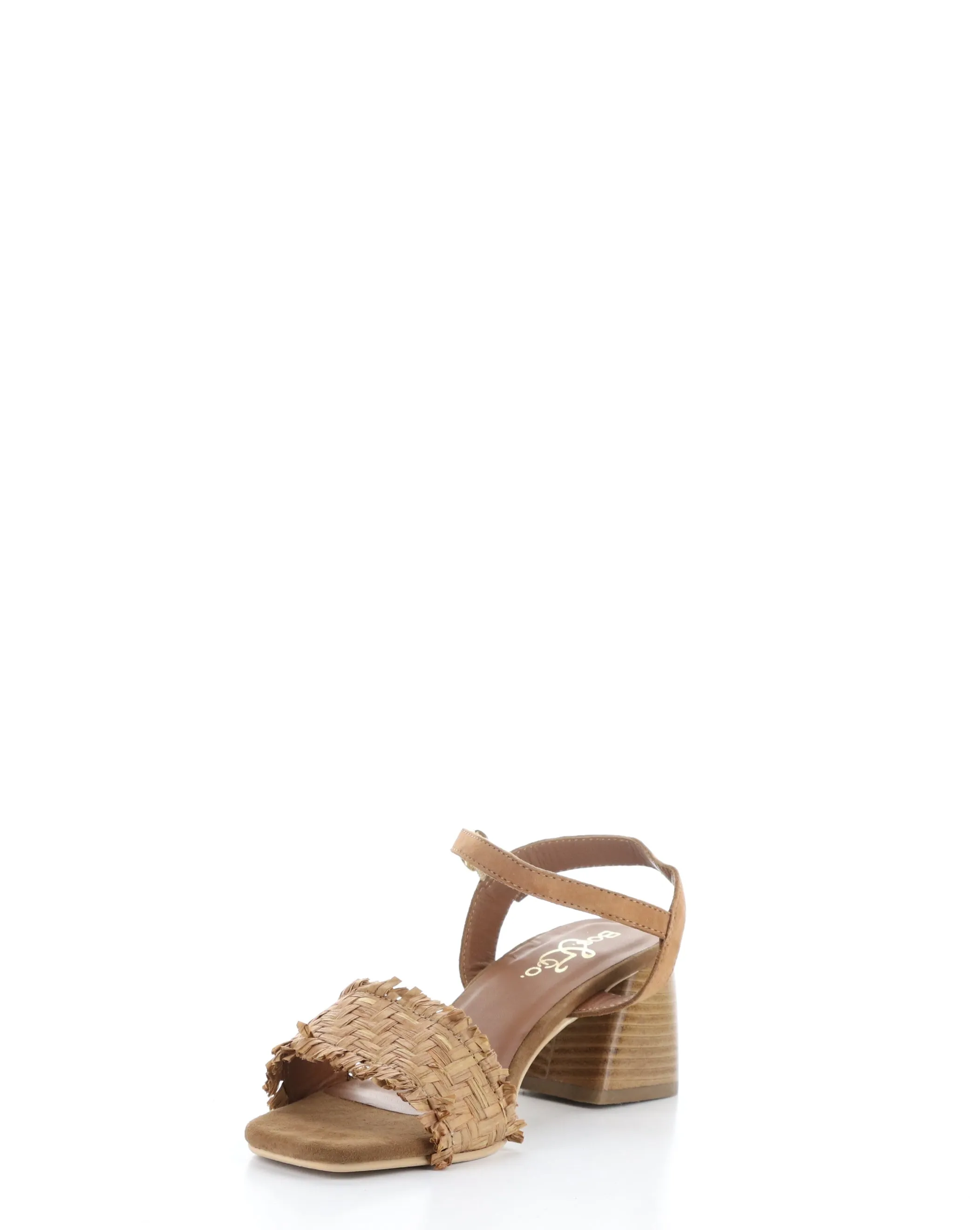 GERA TAN Round Toe Sandals