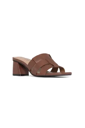 Gloriana Mule Sandals - Cognac