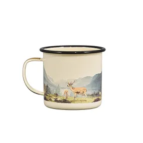 Great Outdoors Deer Enamel Mug