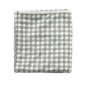 Grey Gingham Swim Towel