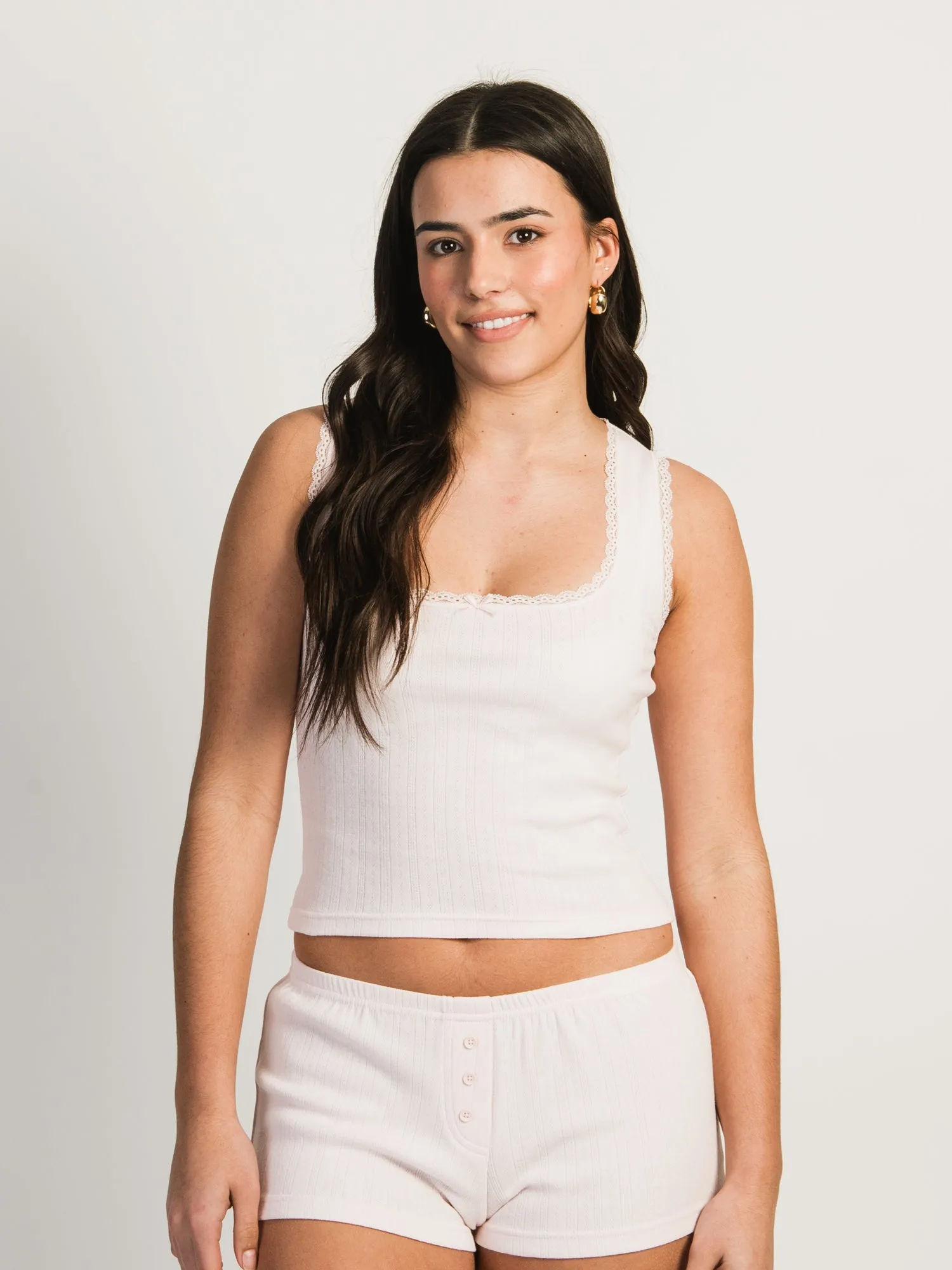 HARLOW ERYN TANK TOP - BABY PINK