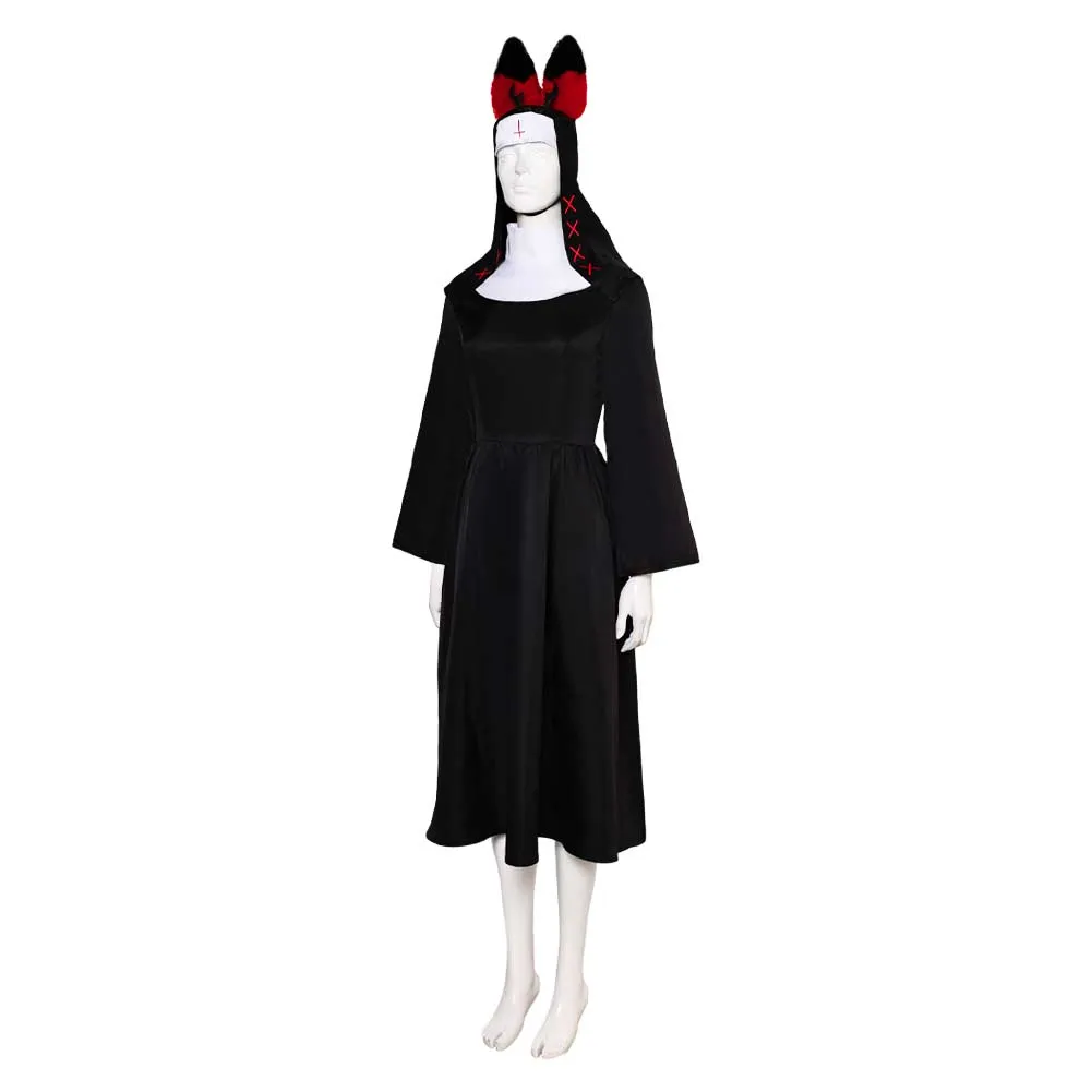 Hazbin Hotel nun ALASTOR cos Cosplay Costume Outfits Halloween Carnival Suit