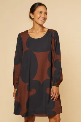 Hazel Short A-Line Tunic Dress in Soho