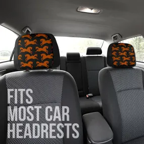 Headrest Covers - Prancing Horses