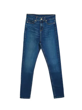 High-rise skinny jeans