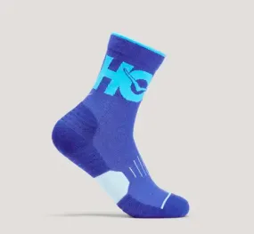 Hoka Crew Run Socks - Bluing / Scuba Blue Performance Compression Gear for Ultimate Comfort and Durability