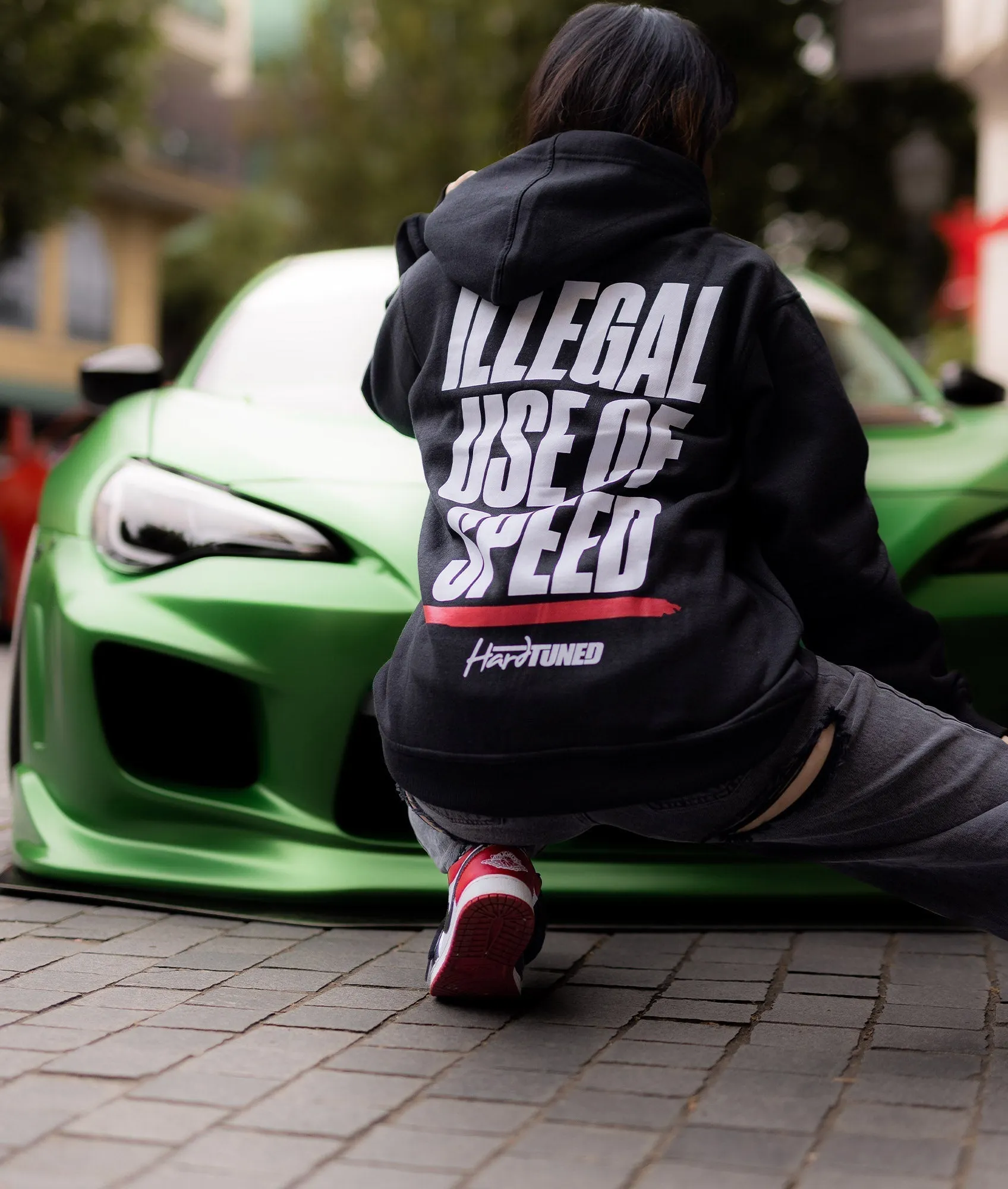 Illegal Use Of Speed Womens Hoodie