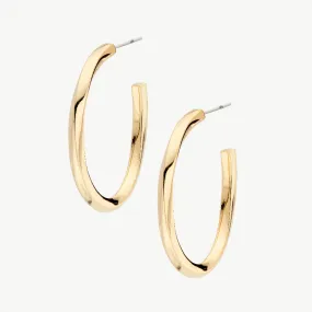 Imara Oval Hoop Earrings