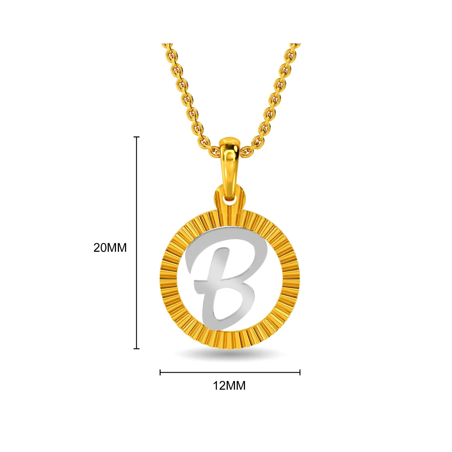 Initial B Pendant