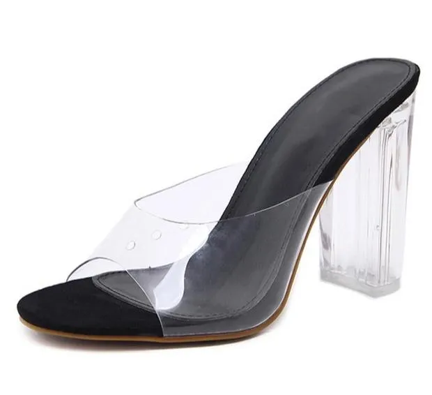 Jelly Crystal Clear High Heels Pumps