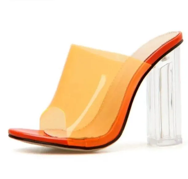 Jelly Crystal Clear High Heels Pumps