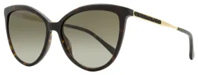 Jimmy Choo Women's Cat Eye Sunglasses Belinda 086HA Havana/Gold 56mm